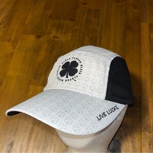 Black Clover Live Lucky lightweight golf hat Quivera Golf Club adjustable